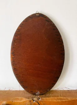 Miroir rotin vintage