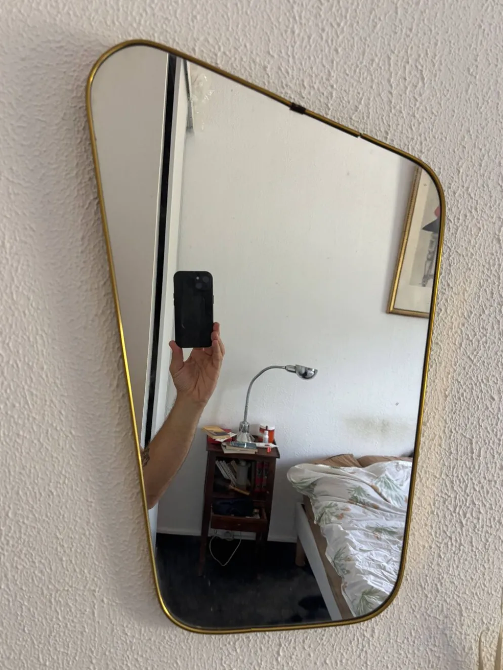 Miroir rétroviseur asymétrique, 1960