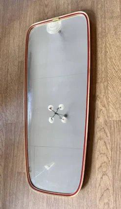 Miroir rétroviseur forme libre 1950 1960