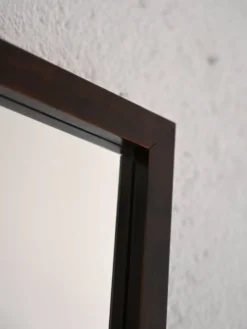 Miroir scandinave avec cadre en bois