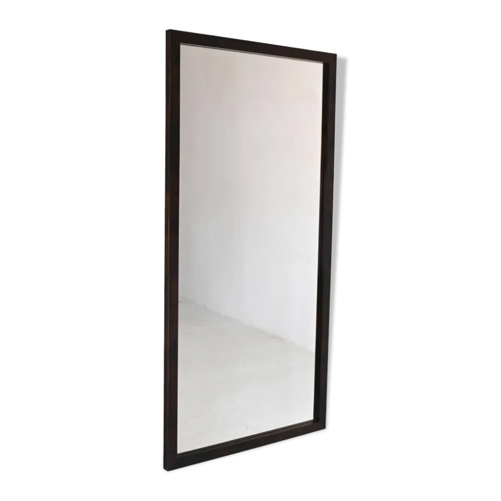 Miroir scandinave avec cadre en bois