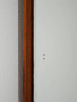 Miroir scandinave avec cadre en teck