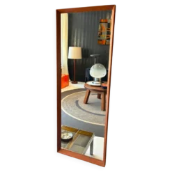 Miroir scandinave des années 1960 par Aarhus Glasimport og Glassliberi
