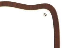 Miroir scandinave en acajou, Eriksmåla Glas, Suède, 1950, 73x54cm