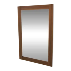 Miroir scandinave en noyer, Suède, 1960, 111cm x 75cm