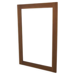 Miroir scandinave en noyer, Suède, 1960, 111cm x 75cm