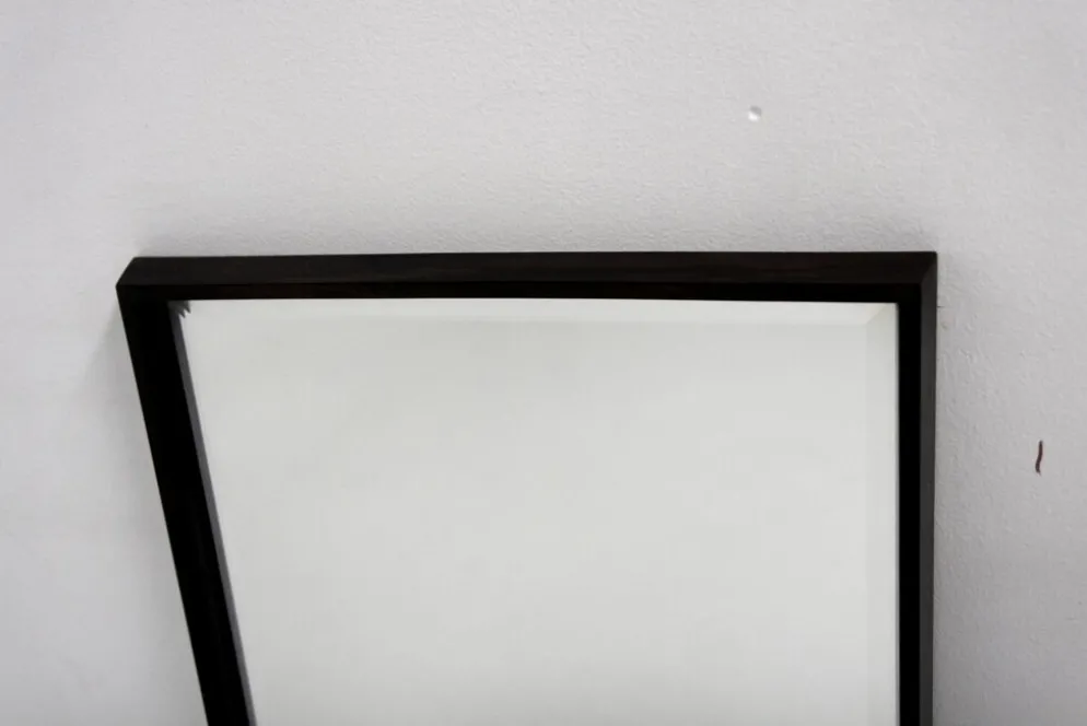 Miroir scandinave en palissandre, Danemark, 1960, 120 x 45cm