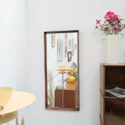 Miroir scandinave en palissandre