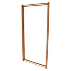 Miroir scandinave en palissandre, Fröseke, Suède, 1960 - 117x57cm