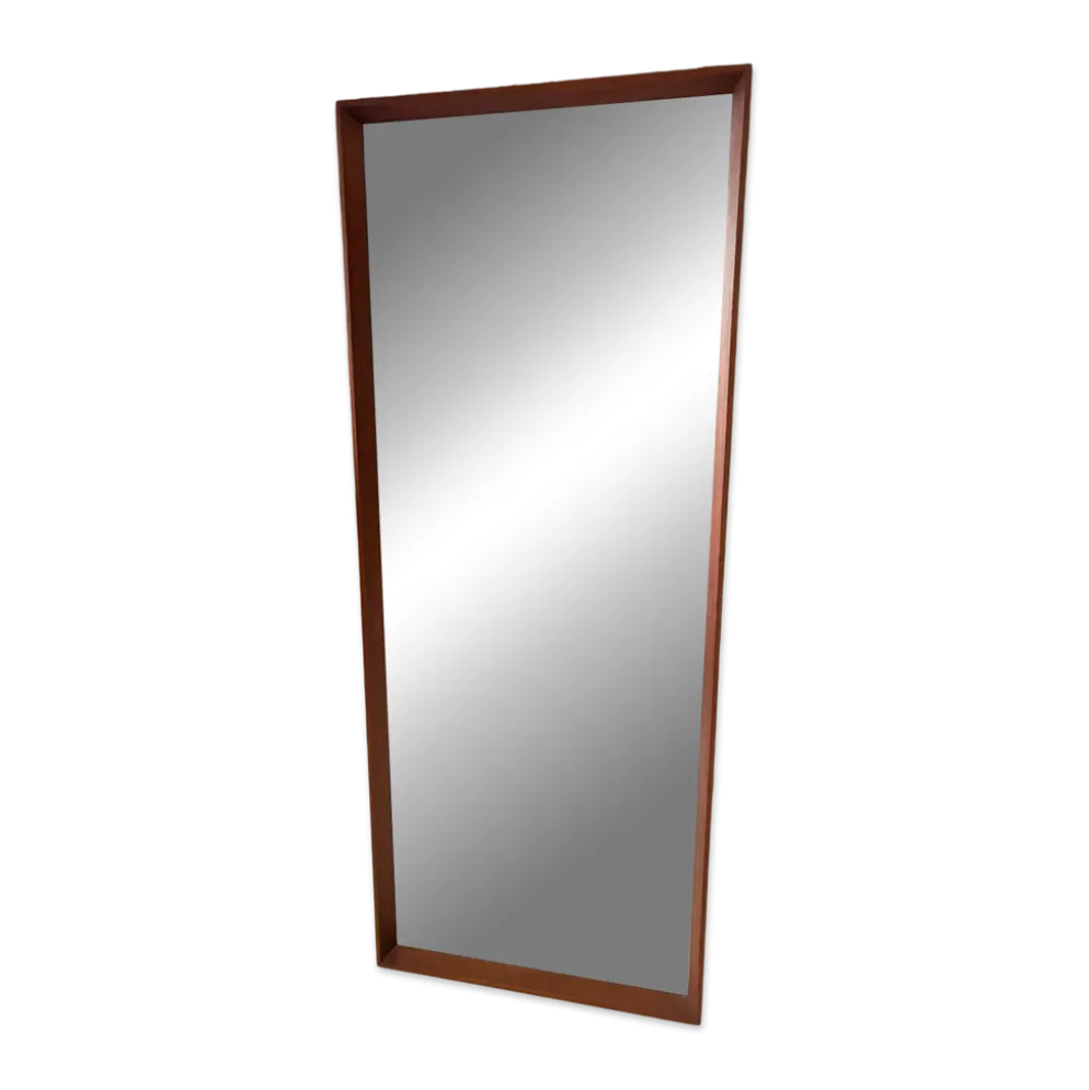 Miroir scandinave en teck, Années 1960