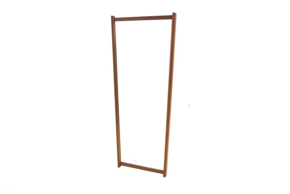 Miroir scandinave en teck "GT 7037", Glas & Trä, Suède, 1950, 100x42cm