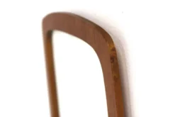 Miroir scandinave en teck, 120x38cm, Suède, 1960