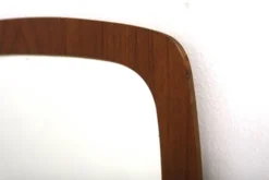 Miroir scandinave en teck, 120x38cm, Suède, 1960