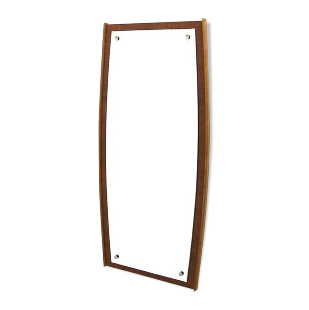 Miroir scandinave "Mod 220", Johansfors Spegelfabrik, Suède, 1960, 101cm x 48cm