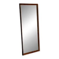 Miroir scandinave vintage en palissandre 