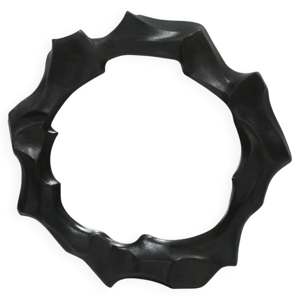 Miroir sculptural en grès