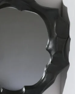 Miroir sculptural en grès