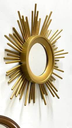 MIROIRS Dorés SOLEIL Vintage