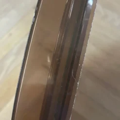 Miroir 70’s en plastique fumé