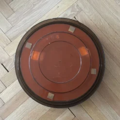 Miroir 70’s en plastique fumé