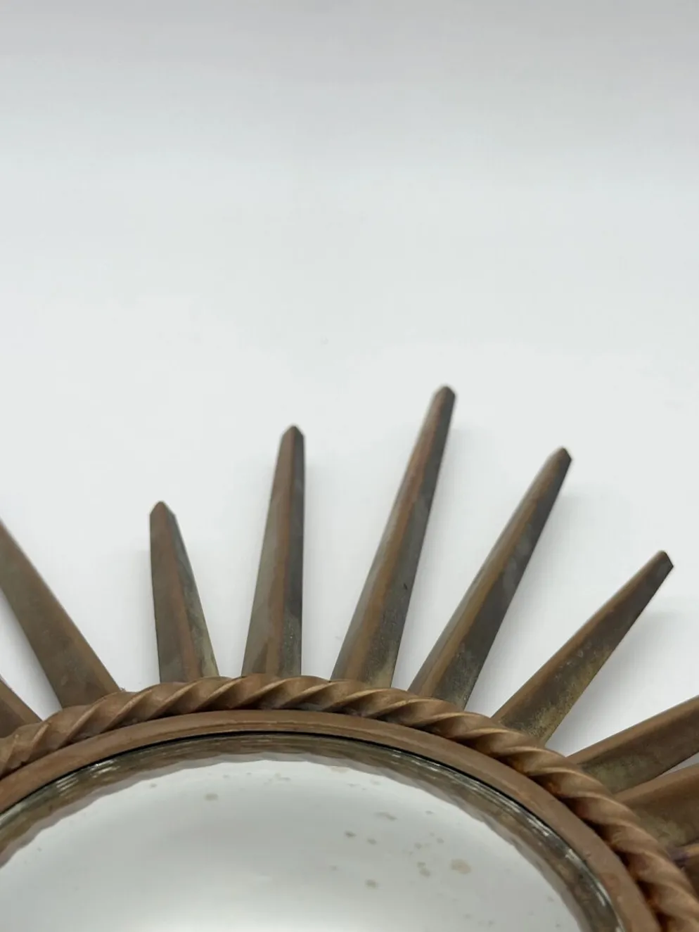 Miroir "Soleil" Chaty Vallauris, France, 1950s