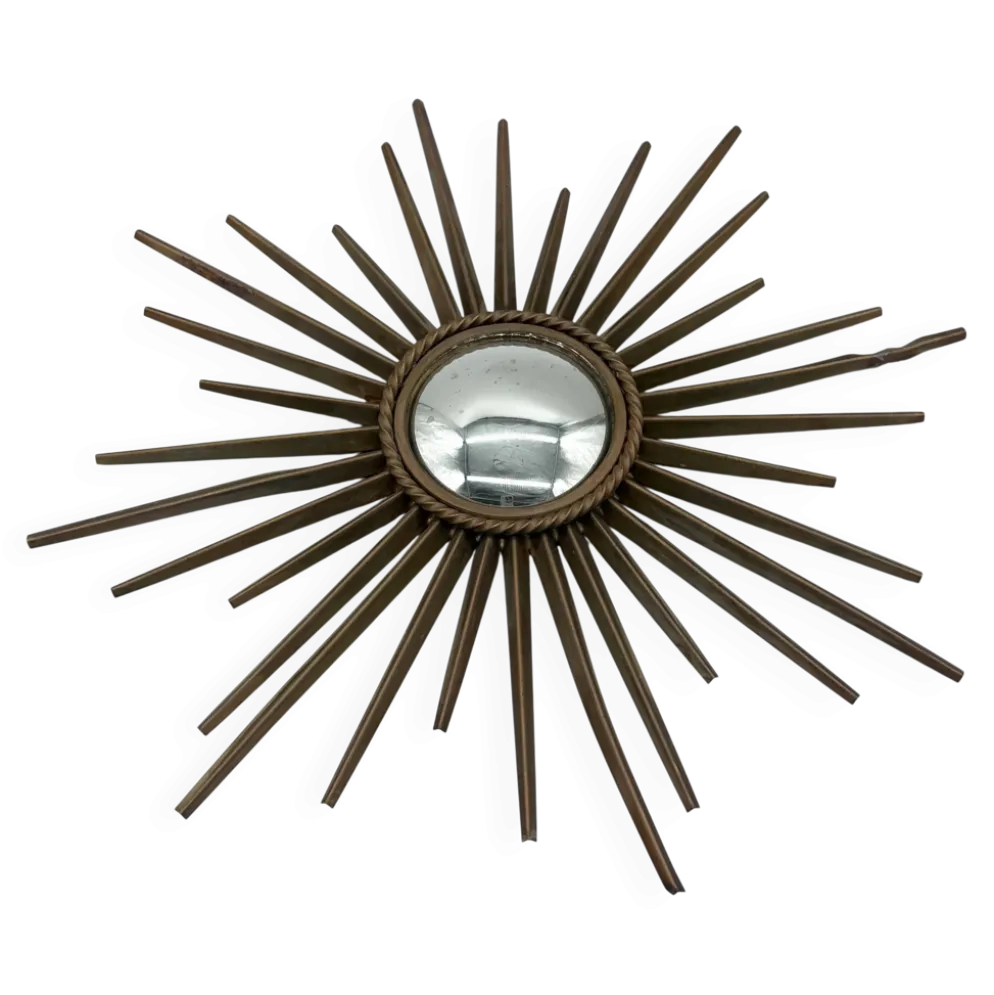 Miroir "Soleil" Chaty Vallauris, France, 1950s
