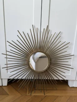 Miroir soleil Chaty Vallauris signé