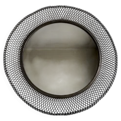 miroir soleil italien en mailles dorées 1960 dlg Ponti