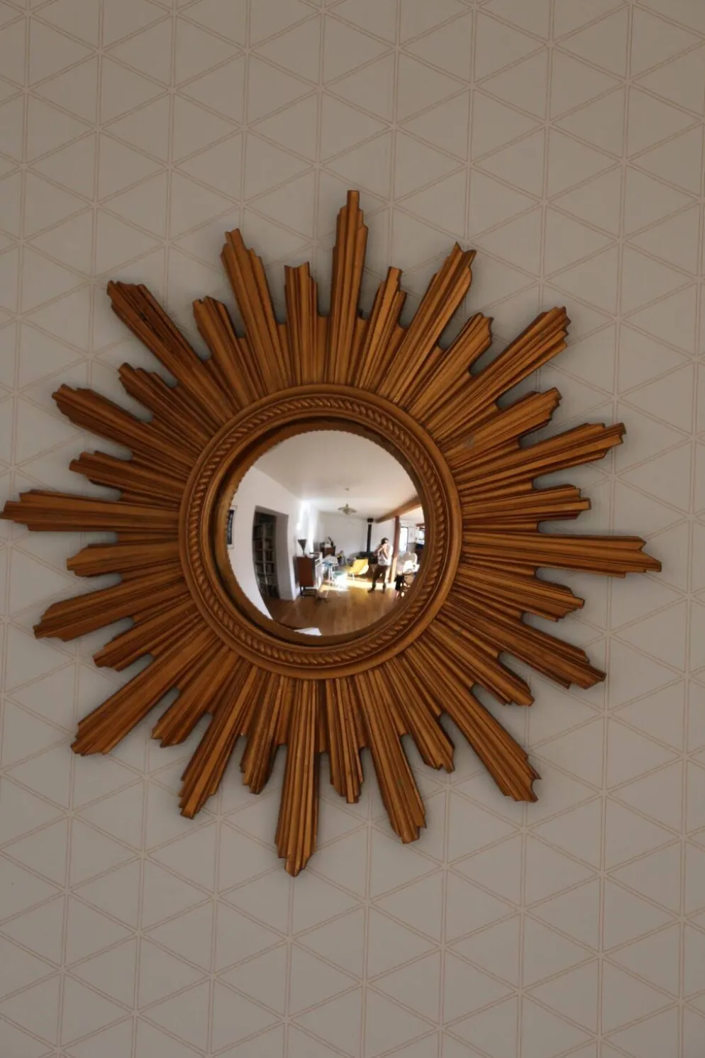 Miroir sorcière résine 595mm