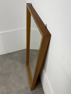 Miroir trapèze années 60 style scandinave 82 x 45 cm