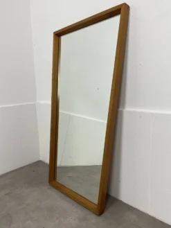 Miroir trapèze années 60 style scandinave 82 x 45 cm