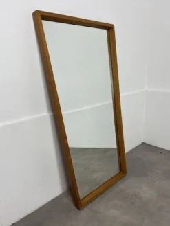 Miroir trapèze années 60 style scandinave 82 x 45 cm