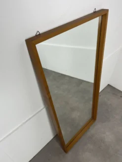 Miroir trapèze années 60 style scandinave 82 x 45 cm