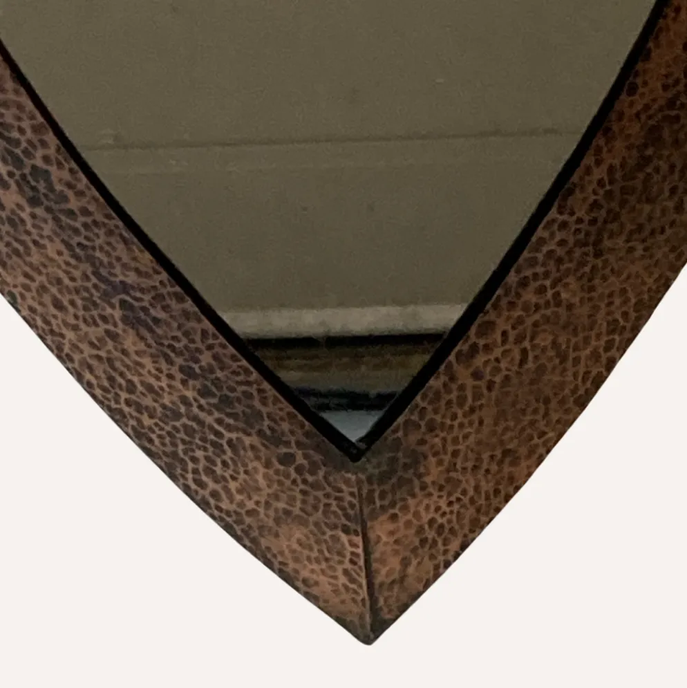 Miroir triangle hollandais art déco b30x44
