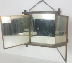 Miroir triptyque ancien