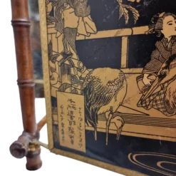 Miroir triptyque ancien de style japonais