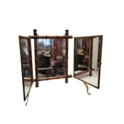 Miroir triptyque ancien de style japonais