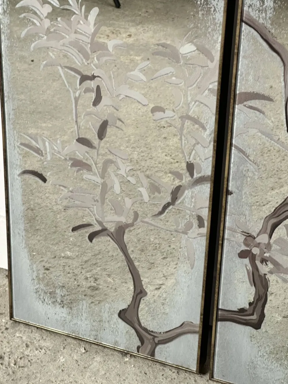Miroir triptyque années 2000