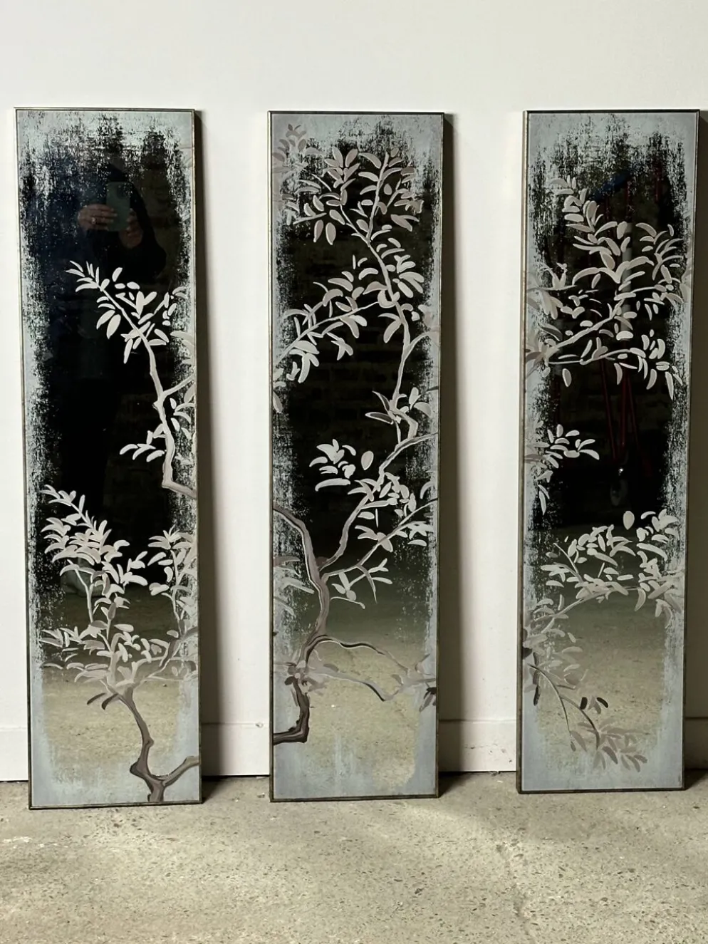 Miroir triptyque années 2000