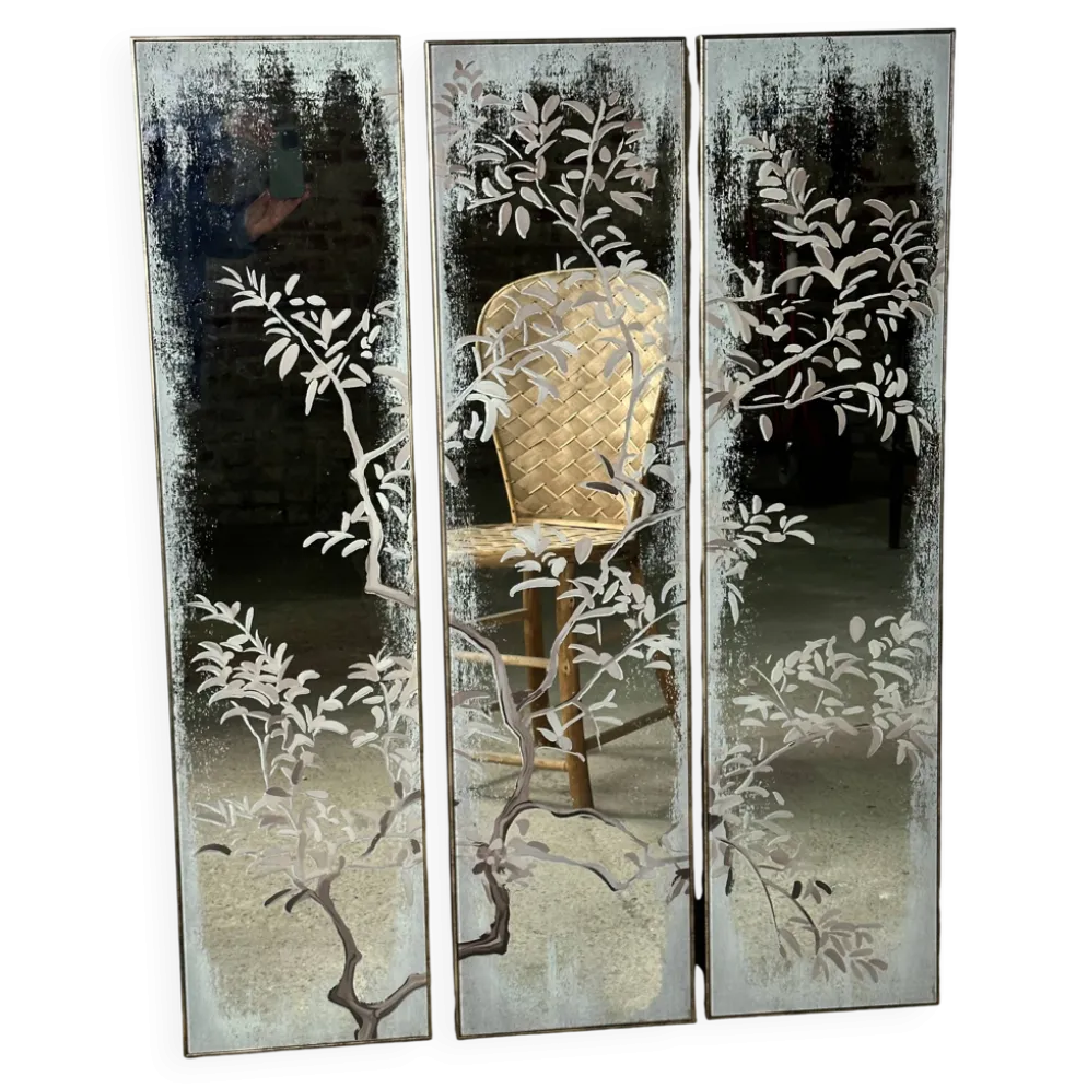 Miroir triptyque années 2000
