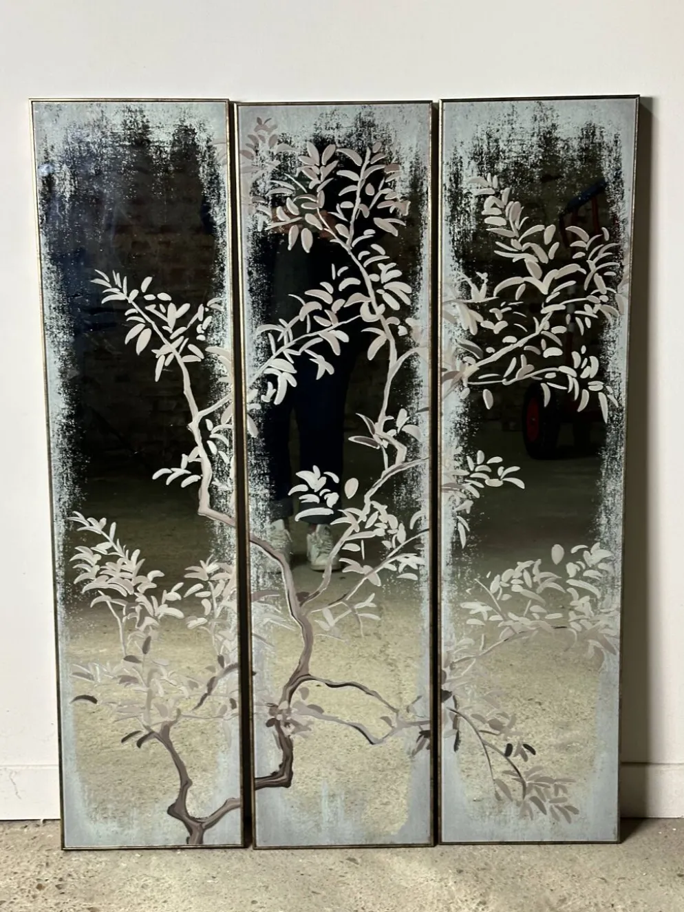 Miroir triptyque années 2000