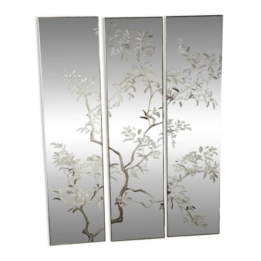Miroir triptyque années 2000