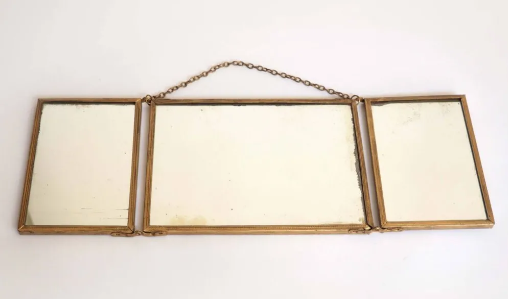 Miroir triptyque années 1900