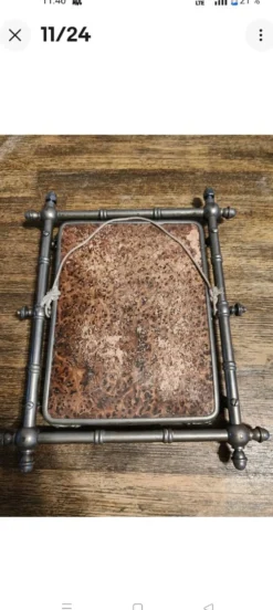 Miroir triptyque 1900 biseauté Barbier