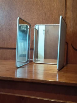 Miroir triptyque de barbier