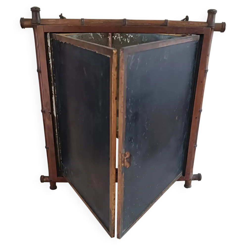 Miroir triptyque de barbier