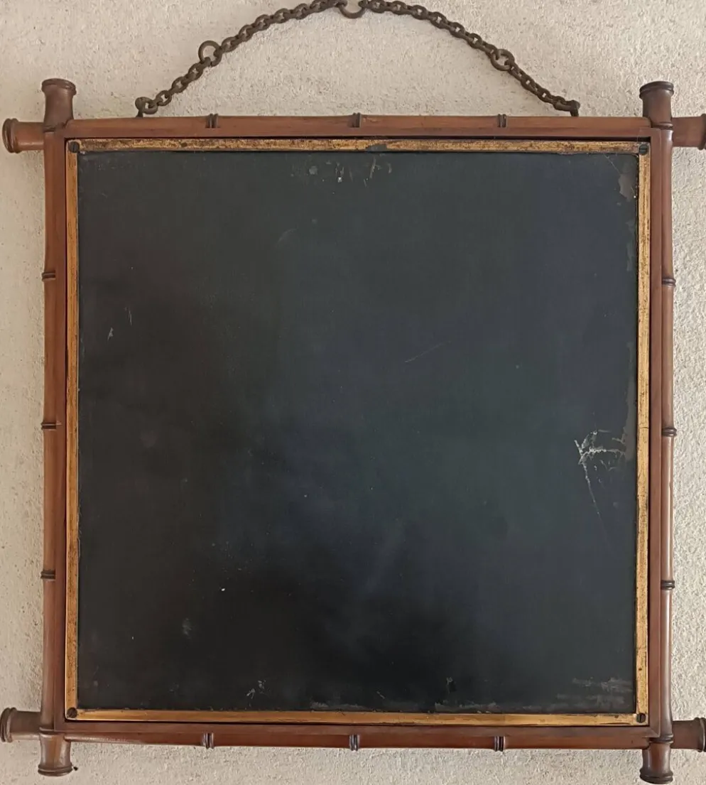 Miroir triptyque de barbier