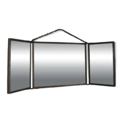 Miroir triptyque de barbier, Art Nouveau, circa 1900