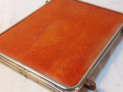 Miroir triptyque de barbier vintage