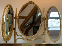 Miroir triptyque de coiffeuse
